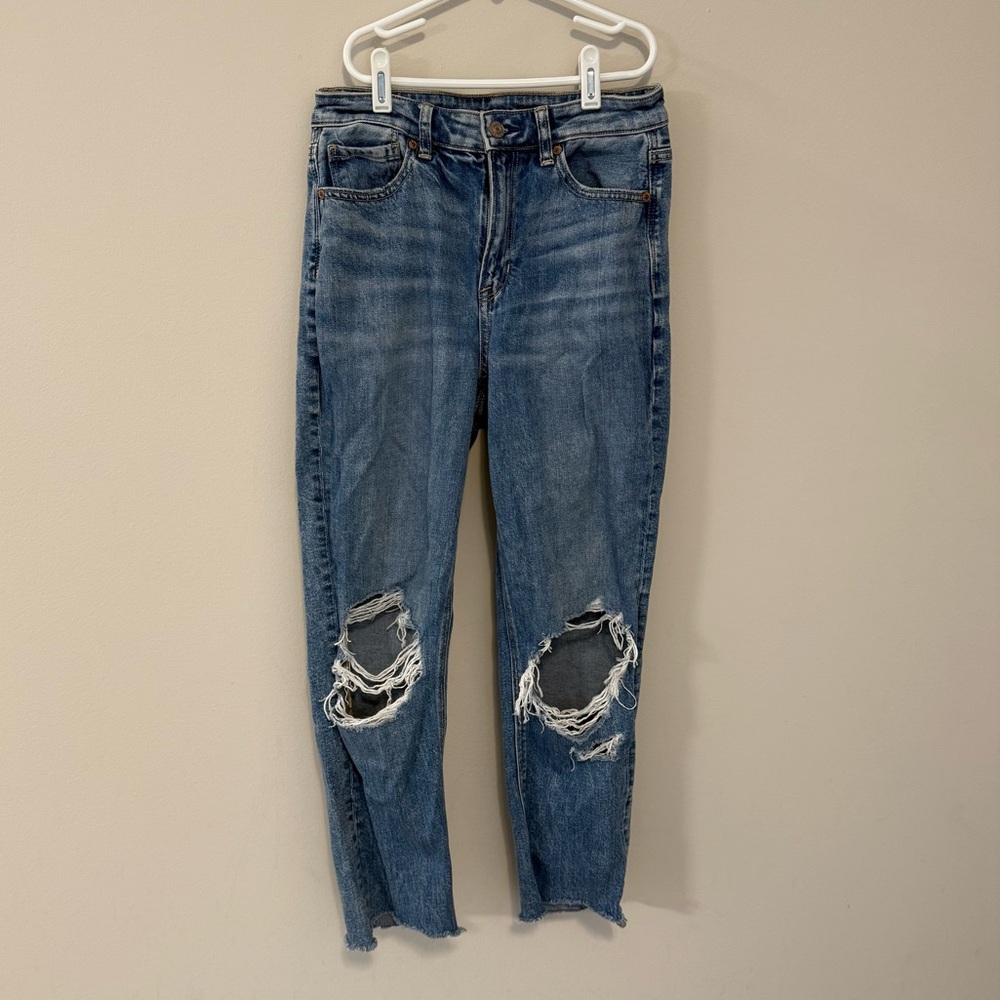 Straight Leg American Eagle Distressed Jeans